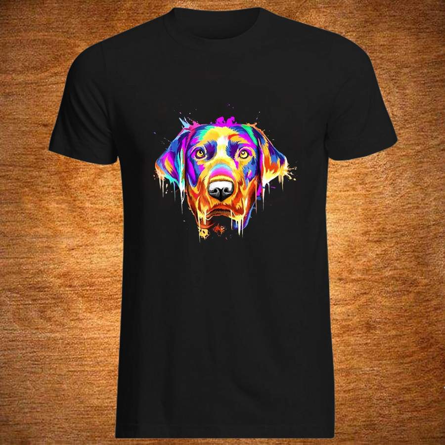 Splash Art Labrador Retriever T-Shirt Lab Dog Lover Gifts