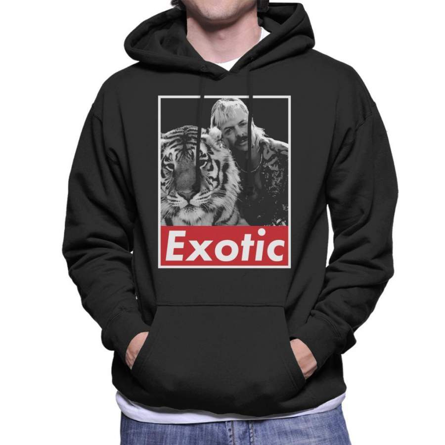 Joe Exotic Retro Tiger King Men’s Hooded Sweatshirt