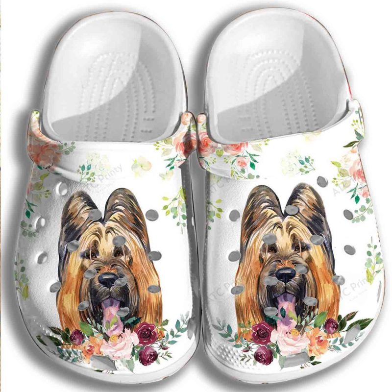 Funny Dog Shoes Puppy Flower Crocbland Clogs Gifts For Schoolgirl 2