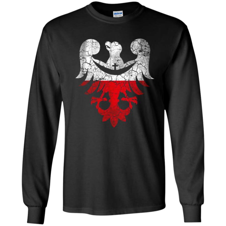 Vintage Polish Flag Eagle Shirt LS