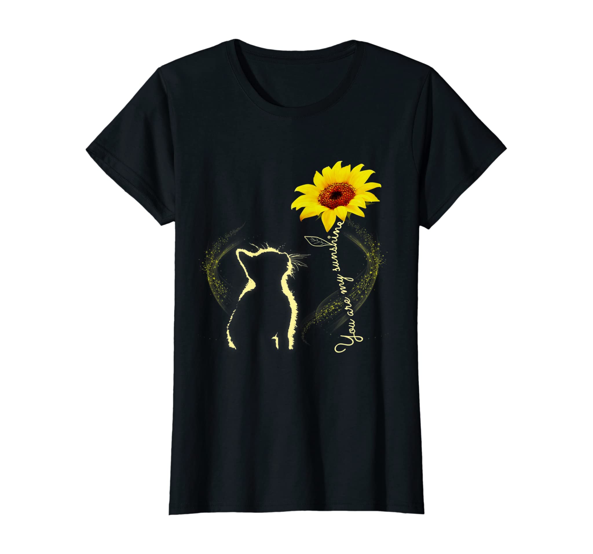 Womens Cat Lover – You Are My Sunshine Cats Tee Shirt Gifts