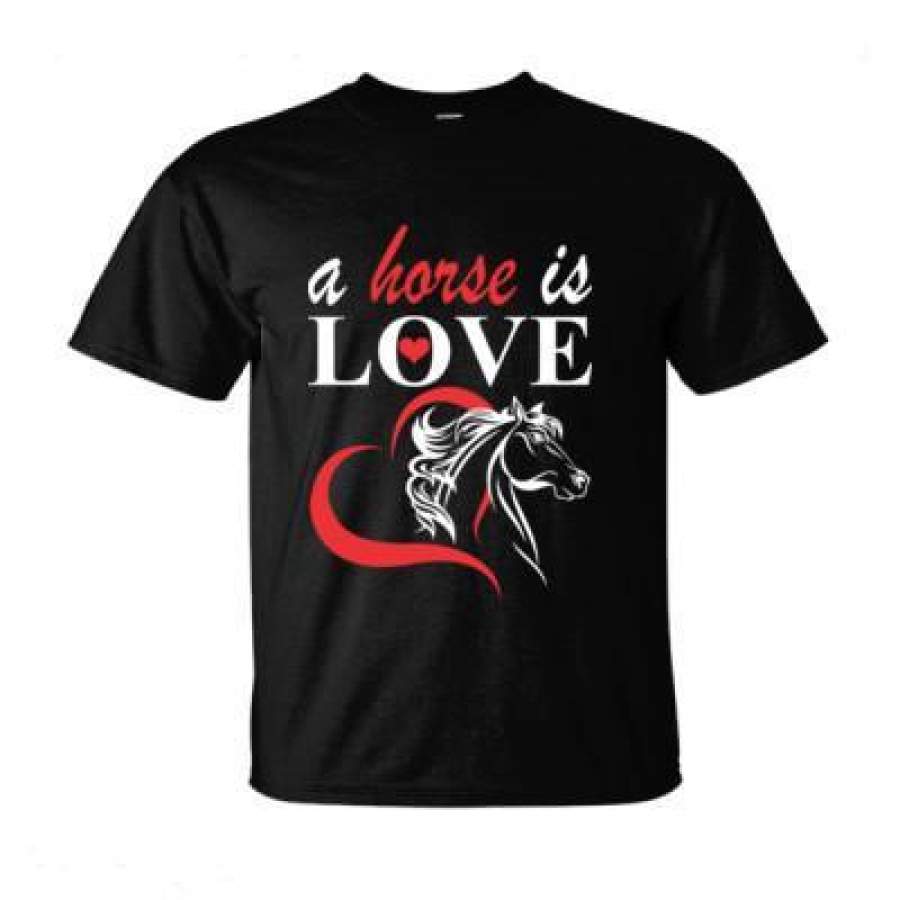 AGR A Horse Is Love Heart – Ultra-Cotton T-Shirt