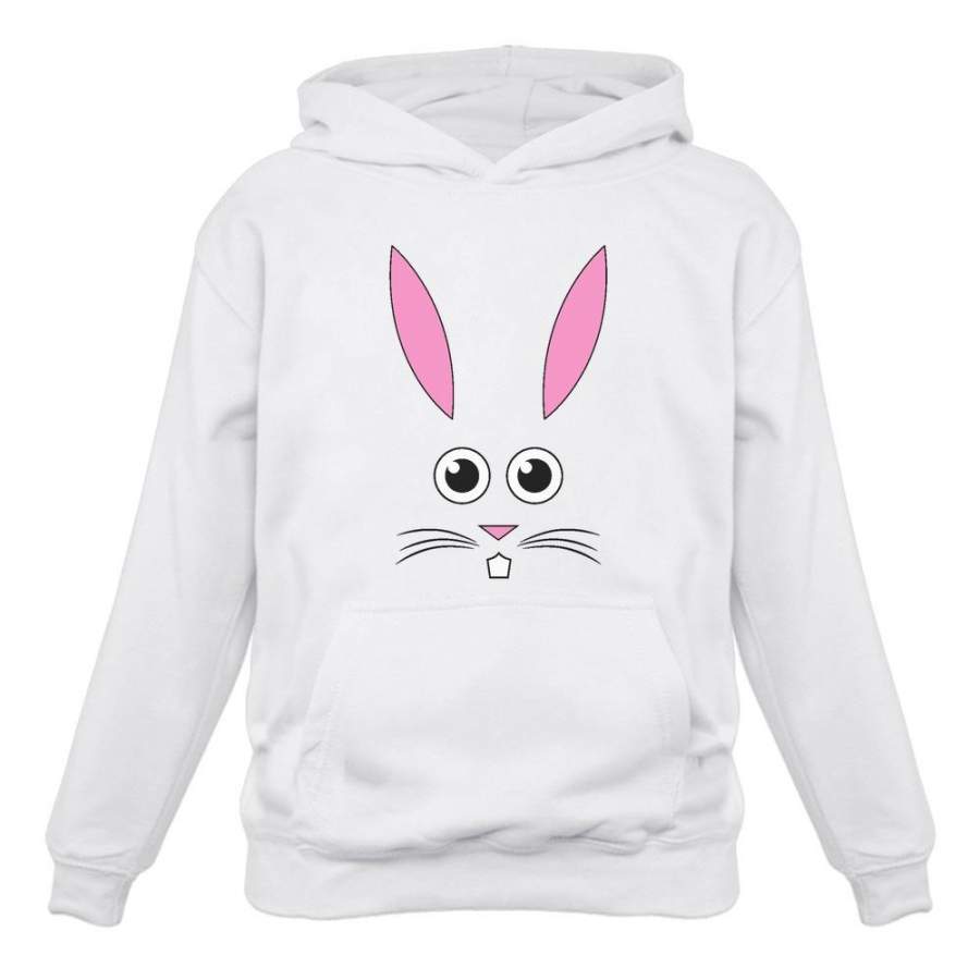 Cute Easter Bunny Face Women Hoodie