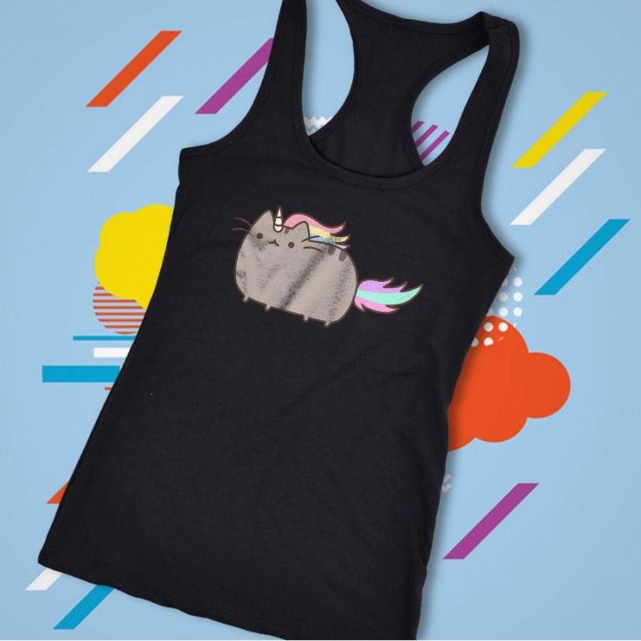 Kitten Unicorn Women’S Tank Top Racerback