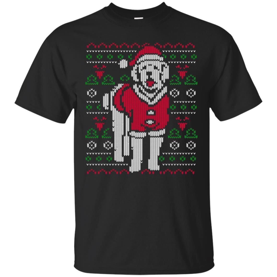 Buy Santa Dog Ugly Christmas Jumper Long Sleeve Shirt