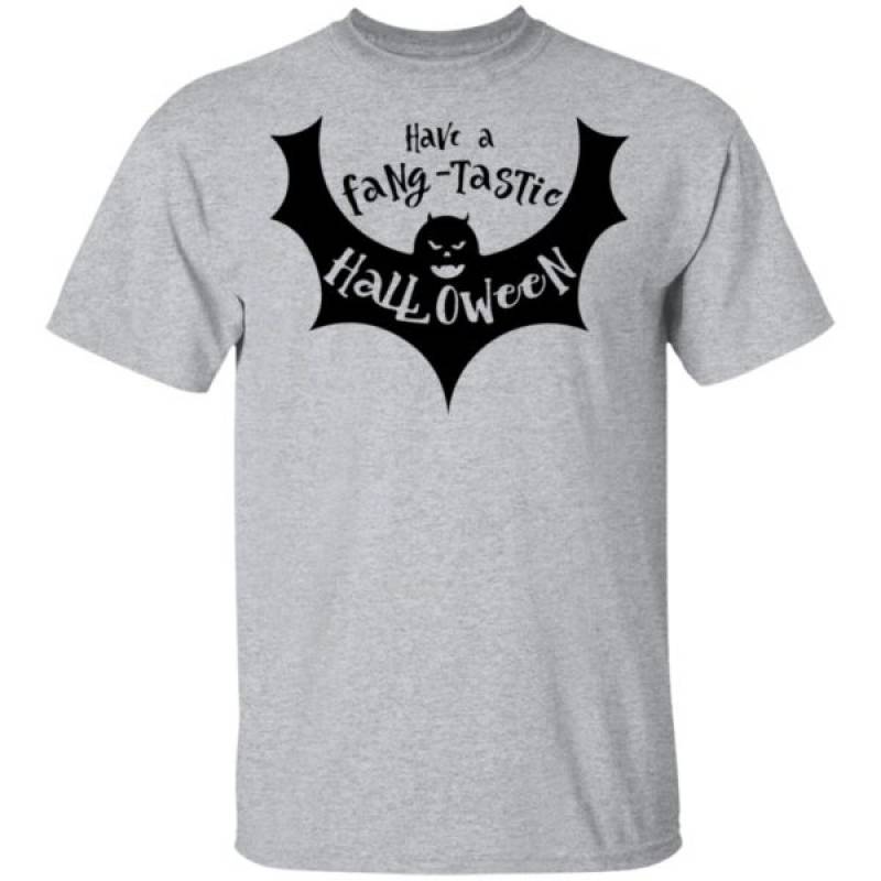 Have A Fang-Tastic Halloween Shirt Tank Top Long Sleeves Designed By Shirttrendz