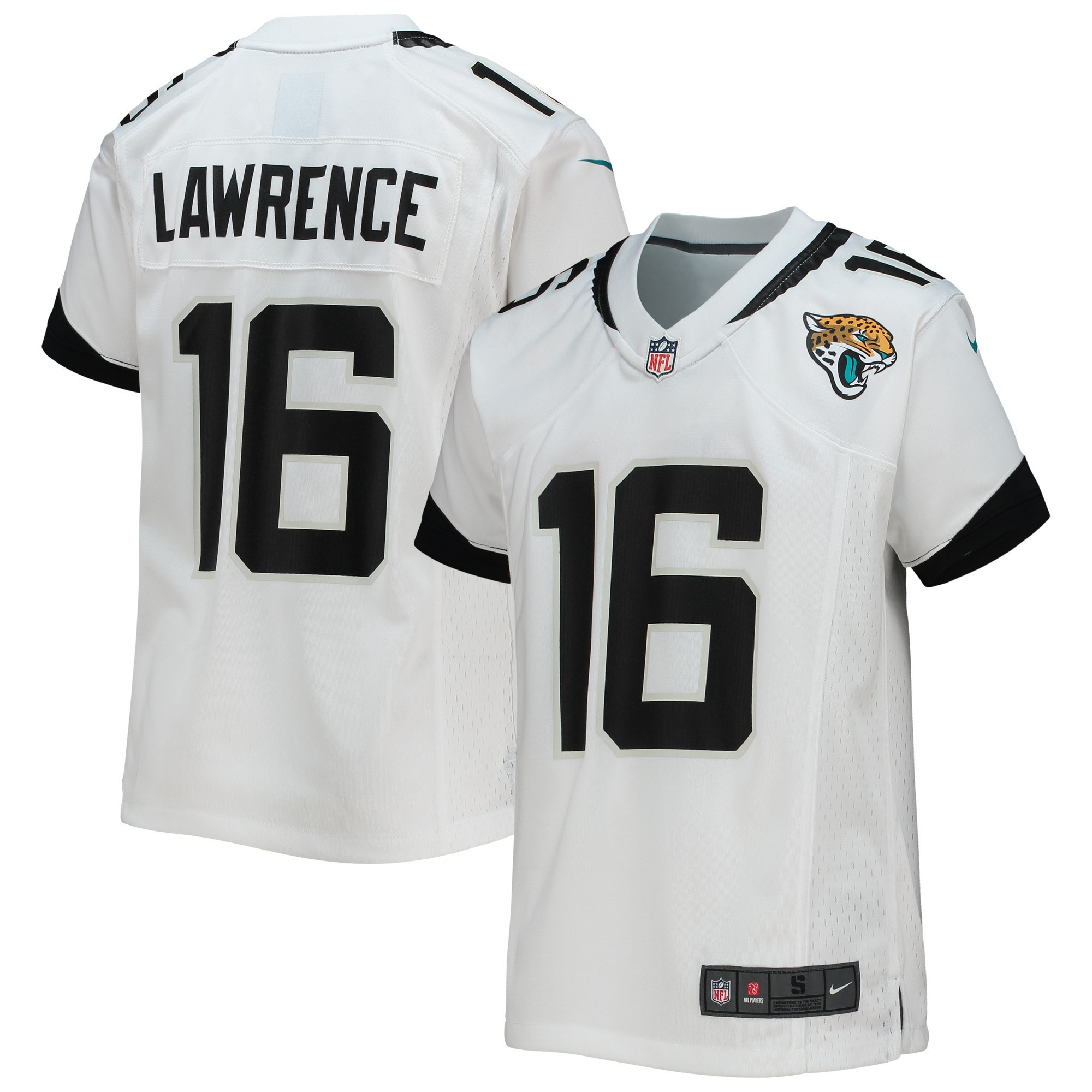 Trevor Lawrence Jacksonville Jaguars Game Jersey – White NFL