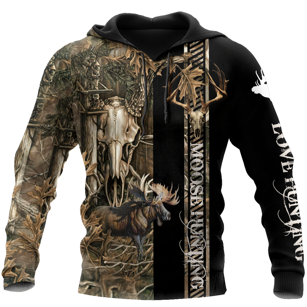 All Over Printed Beautiful Moose Hunting Mei09092002Mei Jamestees Store