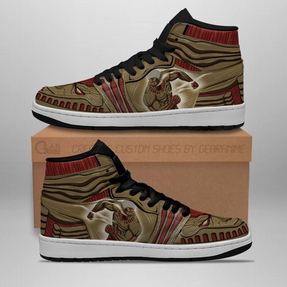 Armored Titan Sneakers Attack On Titan Anime Sneakers Jordan Sneaker