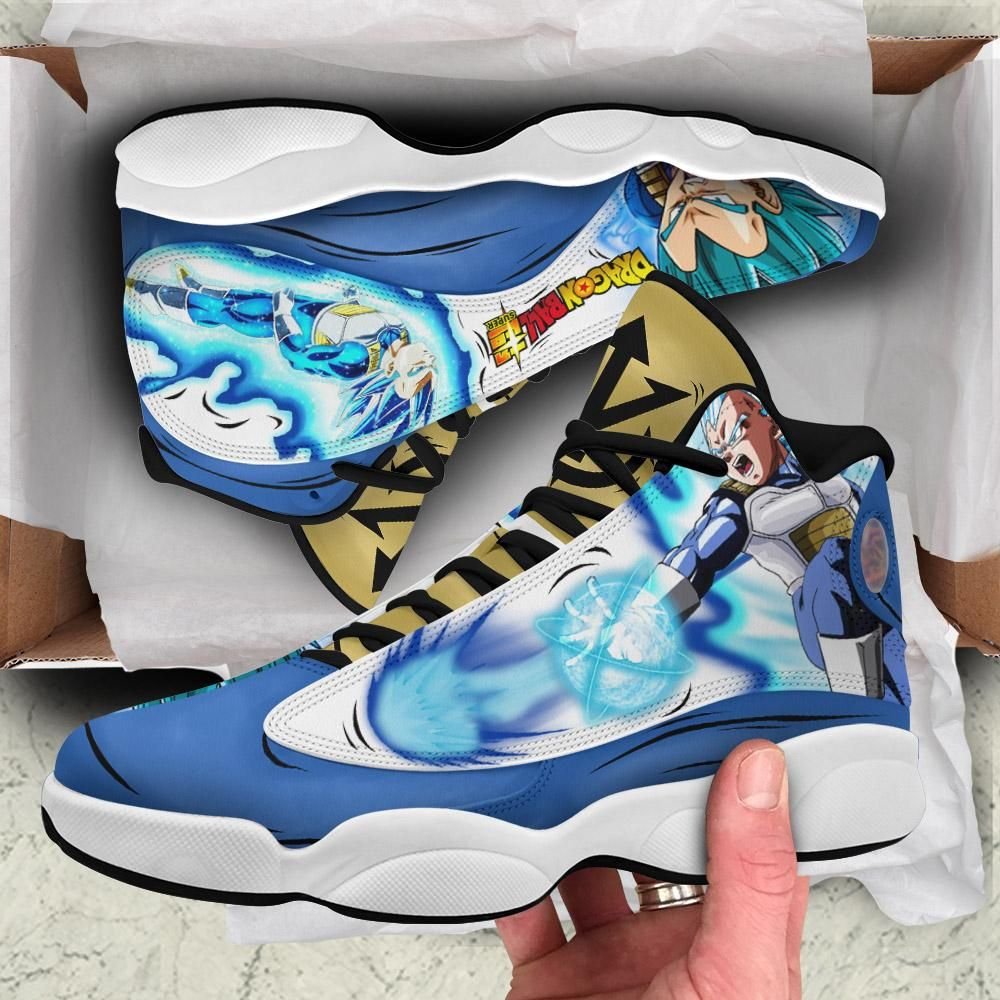 Vegeta Blue Sneakers Custom Anime Dragon Ball Super Shoes Unisex Men Women