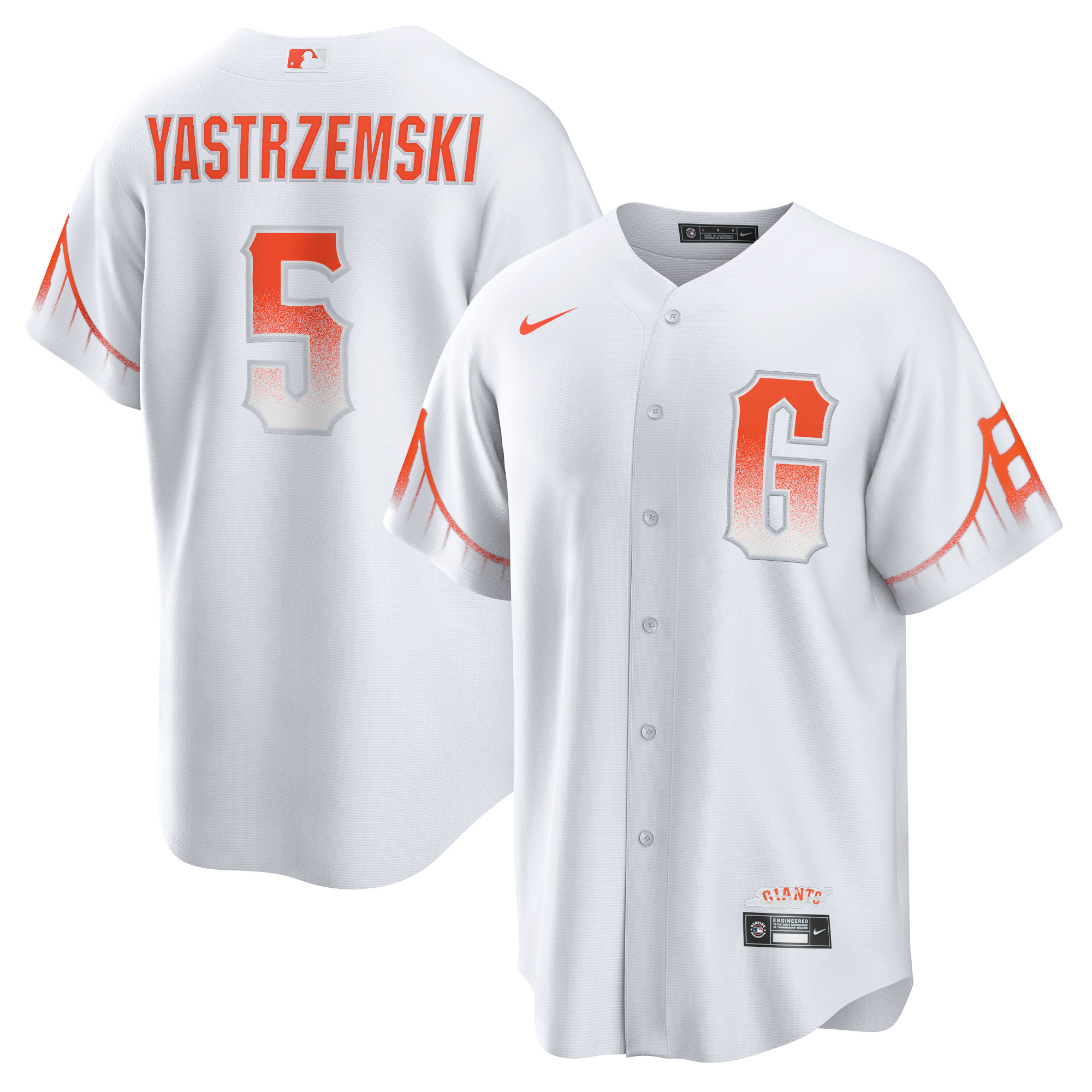 Mike Yastrzemski San Francisco Giants City Connect Replica Player Jersey – White