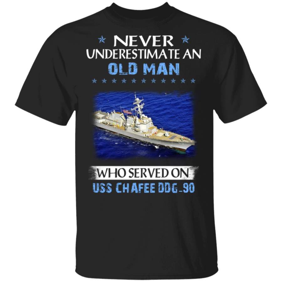 USS Chafee DDG-90 T-Shirt Veterans Day Christmas Gift T-Shirt