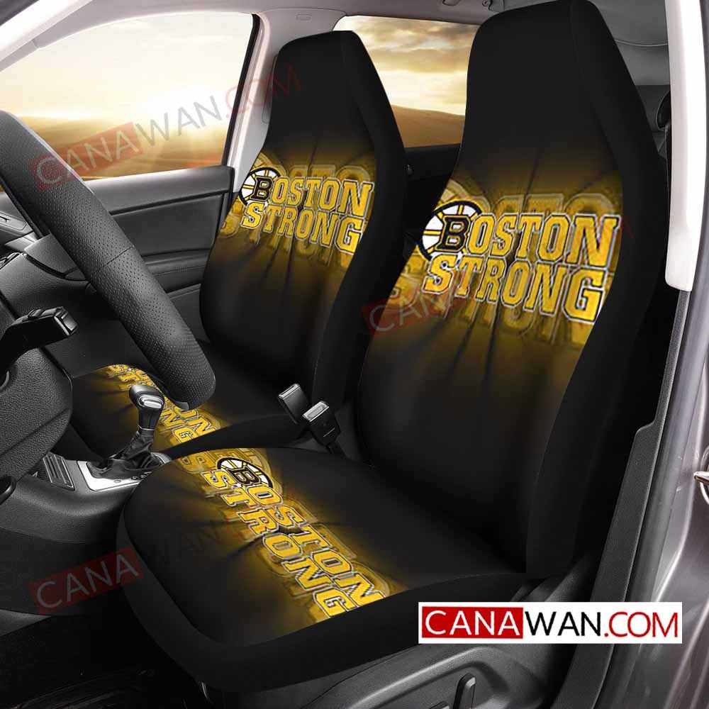 Boston Bruins Style767 3D Customized Personalized Car Seat Cover