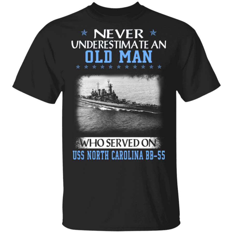 USS North Carolina BB-55 Veterans Day Christmas Gift T-Shirt