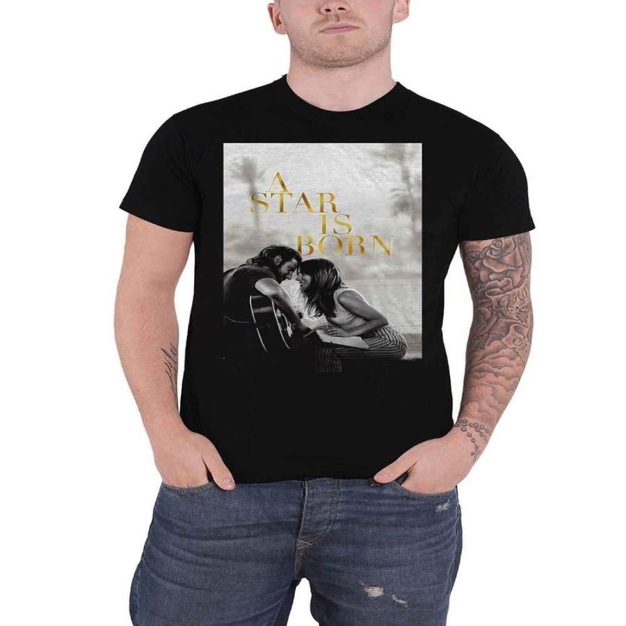 A Star Is Born T Shirt Jack And Ally Movie Poster Mens Black