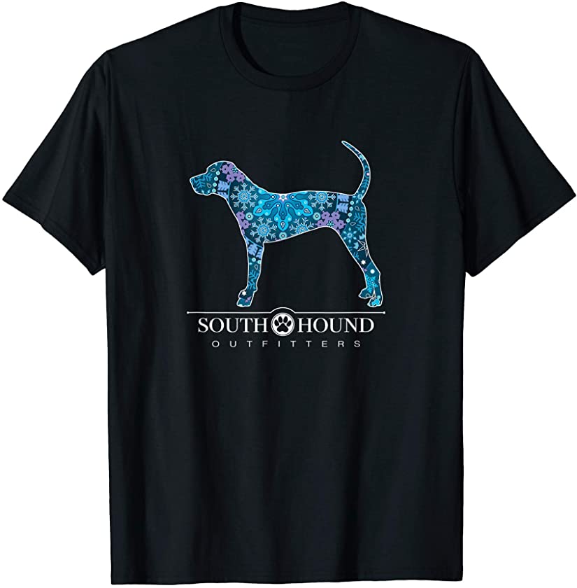 Catahoula Leopard Dog, Bohemian Snowflake Pattern T-Shirt