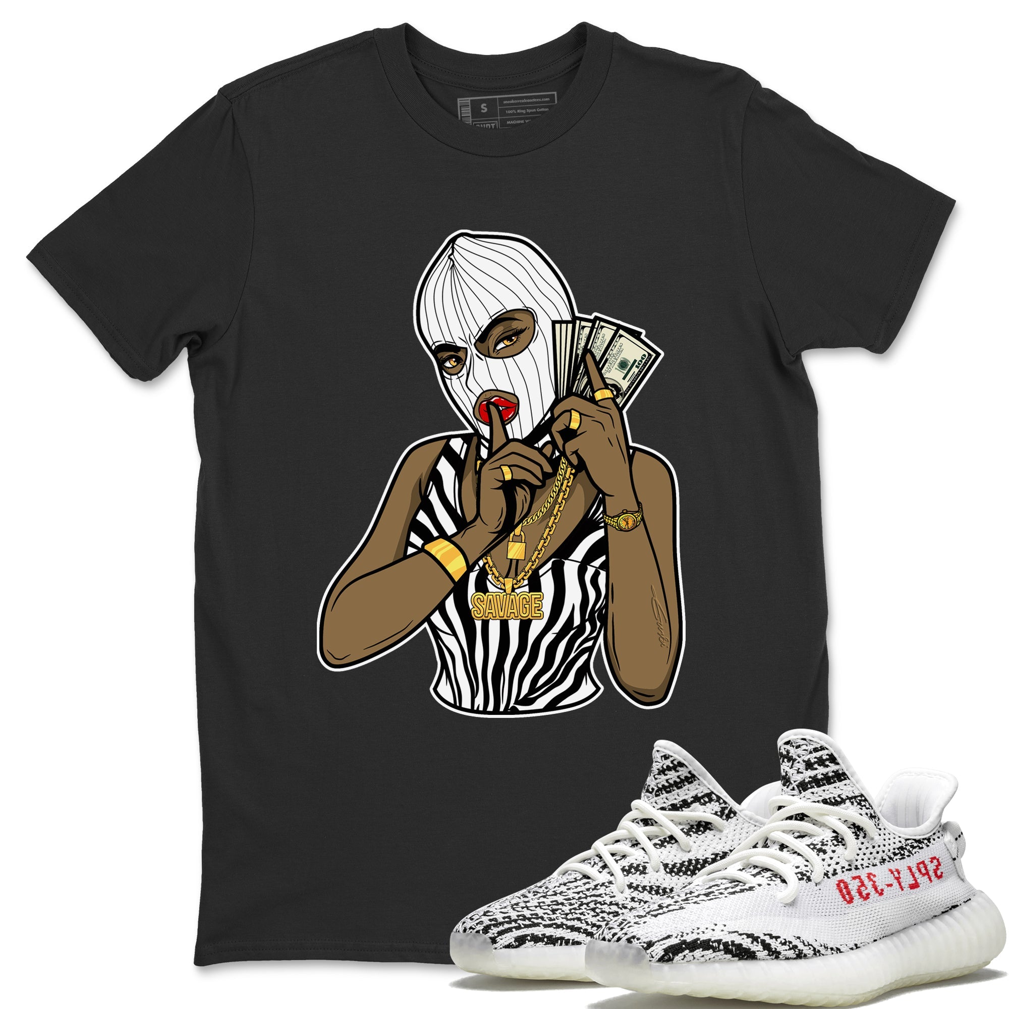 Gangster Women T-Shirt – Yeezy Boost 350 V2 Zebra