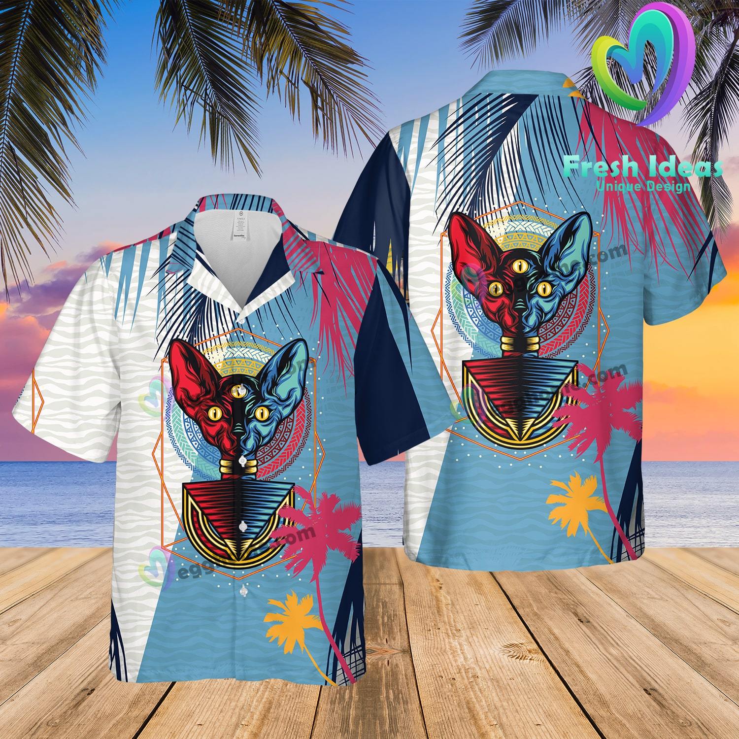 Best Cat Lovers Ever Summer Hawaii Beach Shirt Ha65435