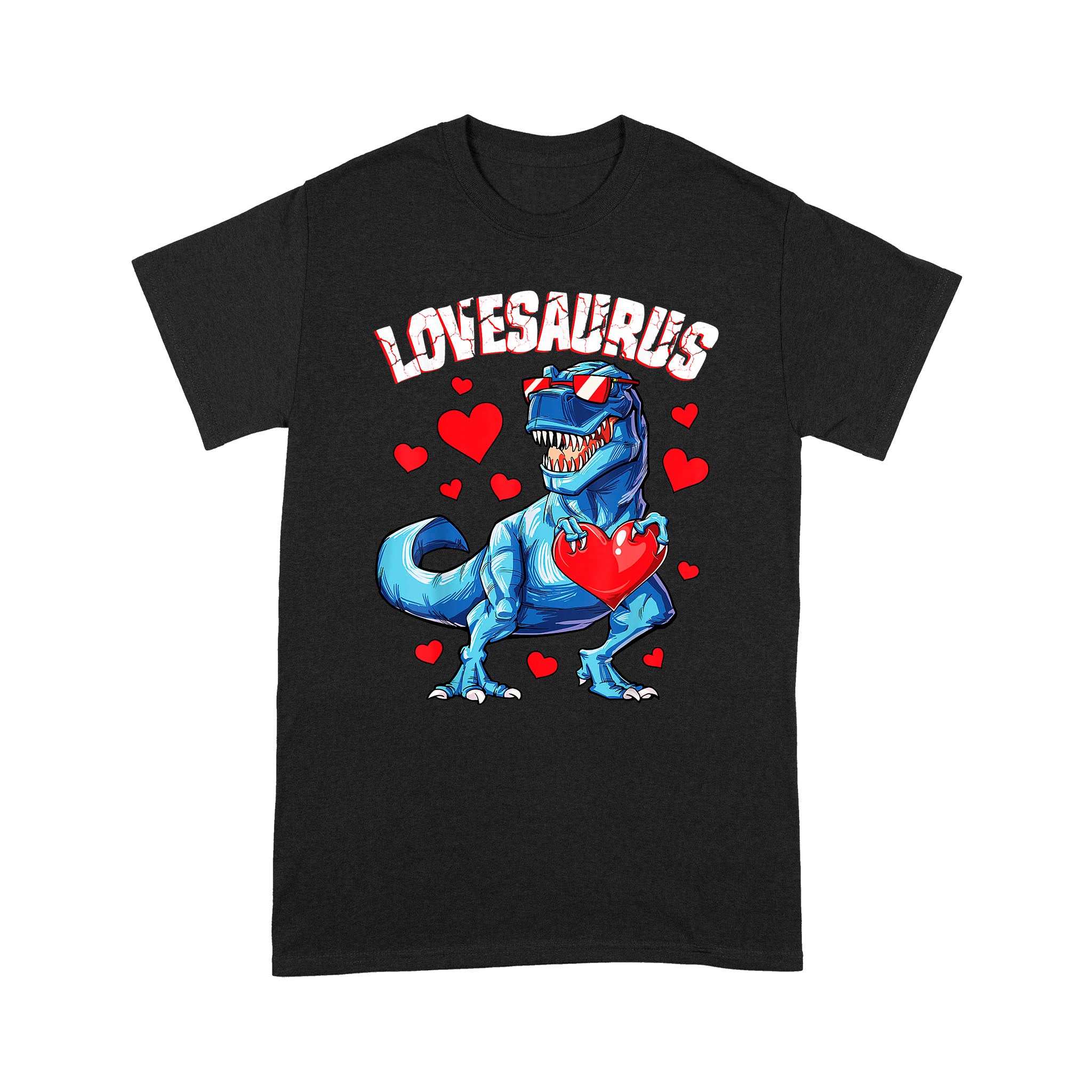 Valentines Day Dinosaur Lovesaurus T rex Gifts – Standard T-shirt