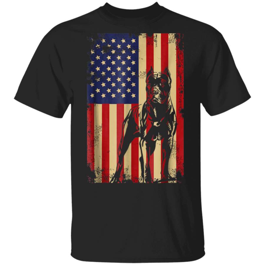 American Flag Cane Corso Shirt For 4th of July