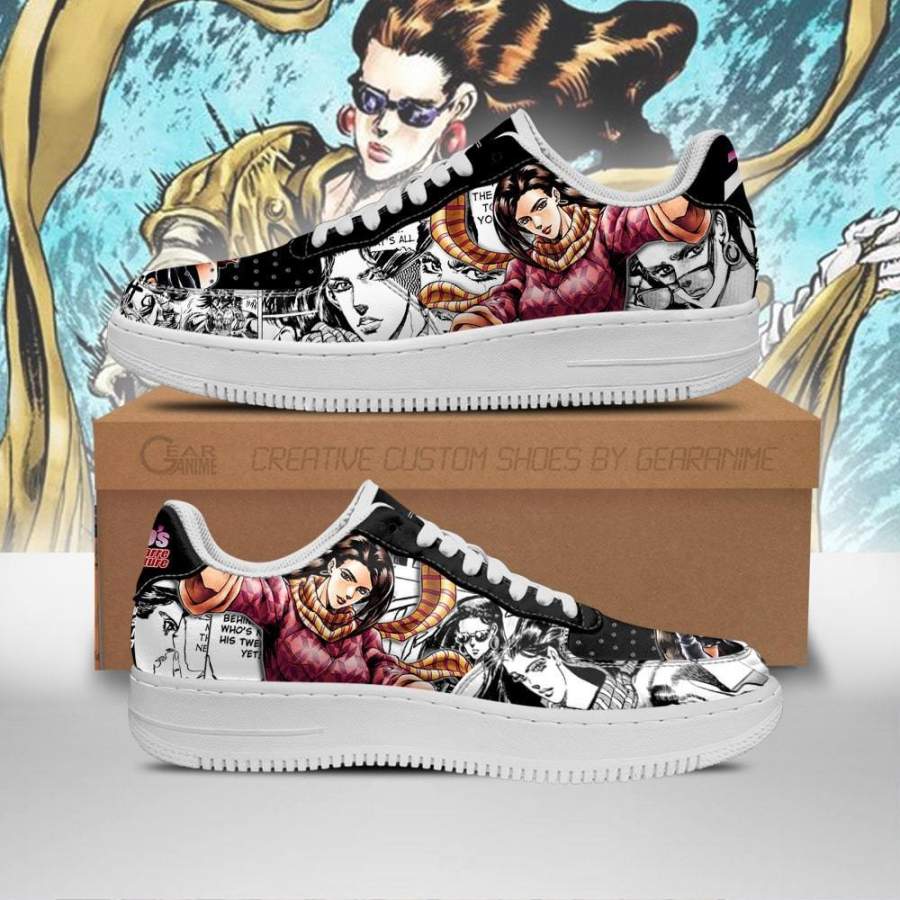 Lisa Lisa Air Sneakers Manga Style JoJo’s Anime Shoes Fan Gift PT06