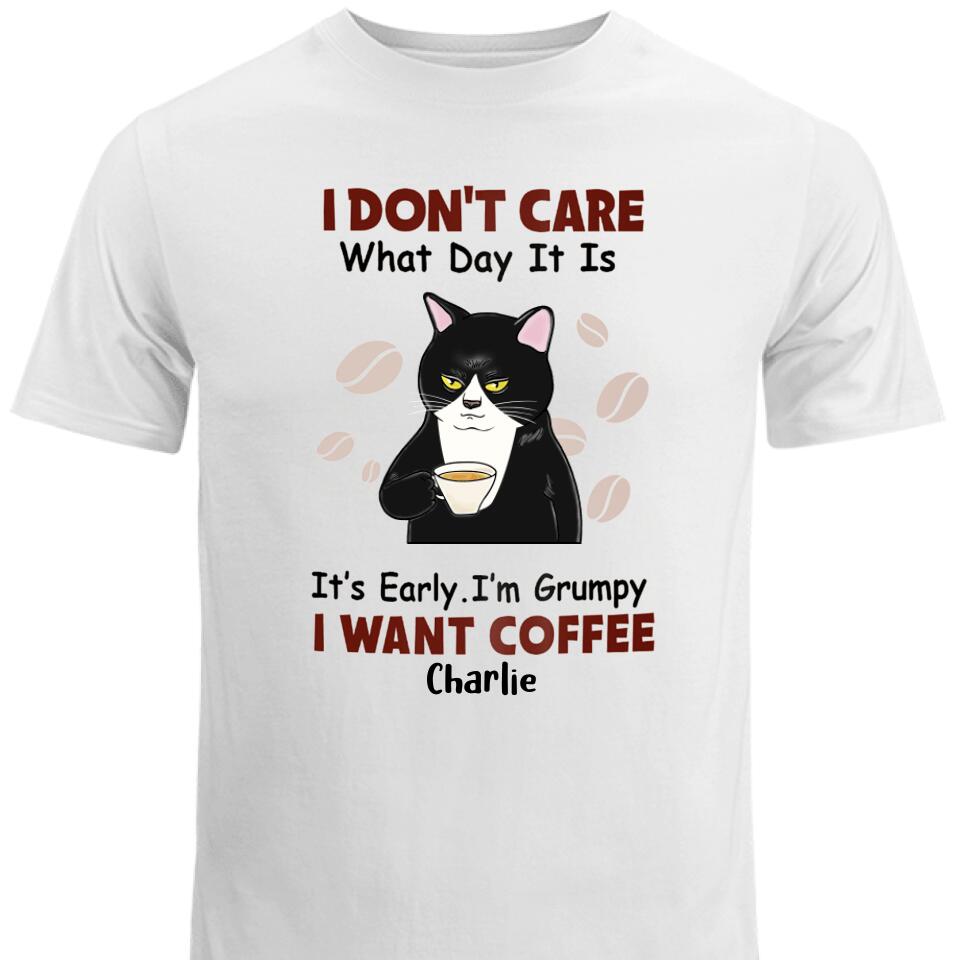 Personalized Cat Coffee Lover Funny Custom T-Shirts – Trending Personalized