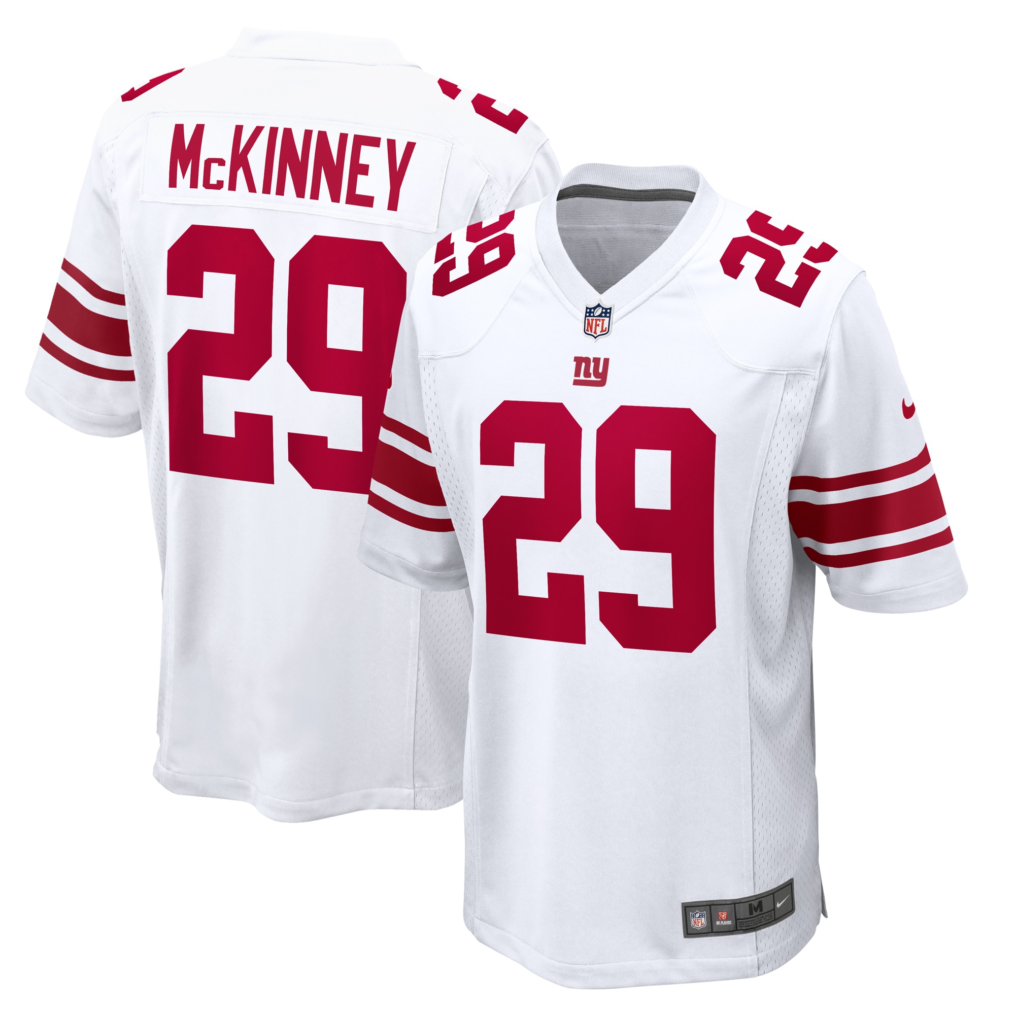 Xavier McKinney New York Giants Away Game Player Jersey – White