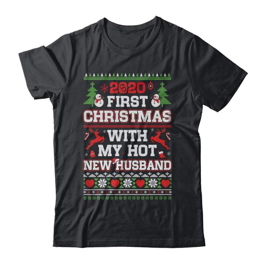 2020 First Christmas With My Hot New Husband Ugly Sweater