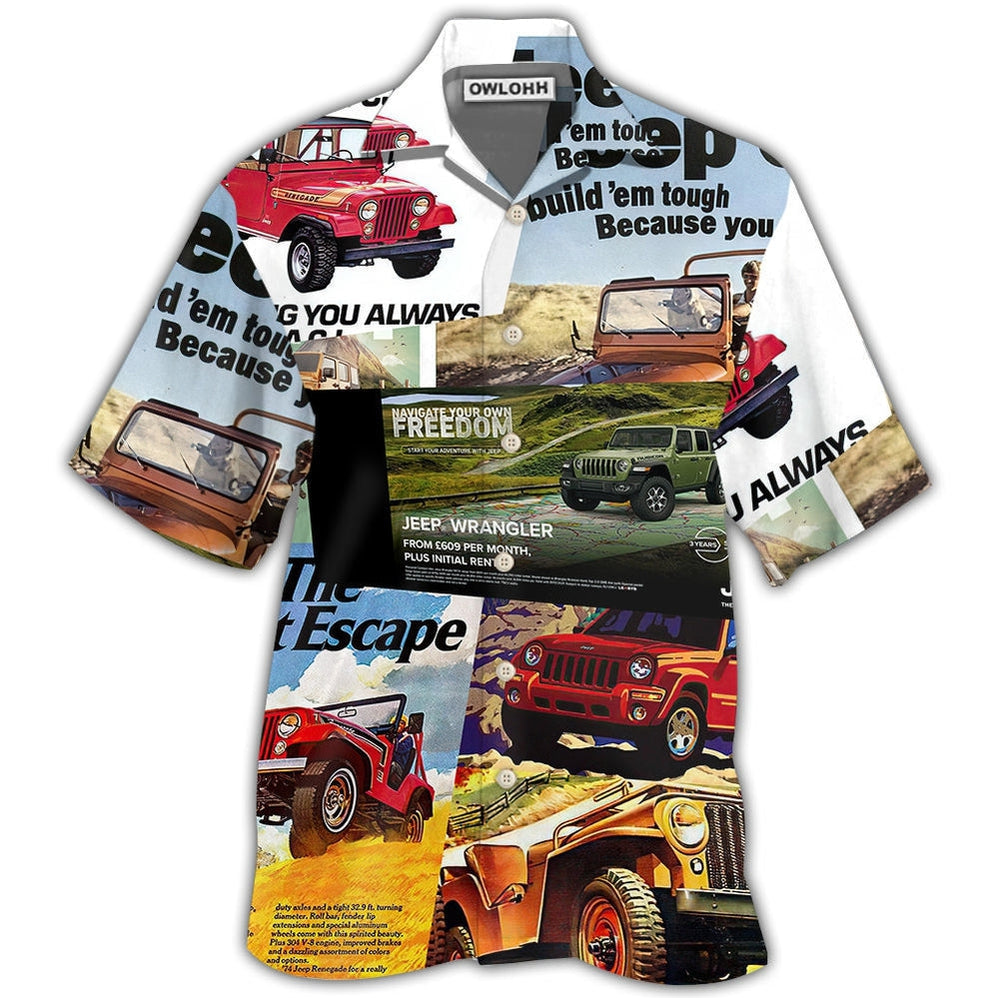 Jeep Variety Poster Hawaii Shirt Ha53313