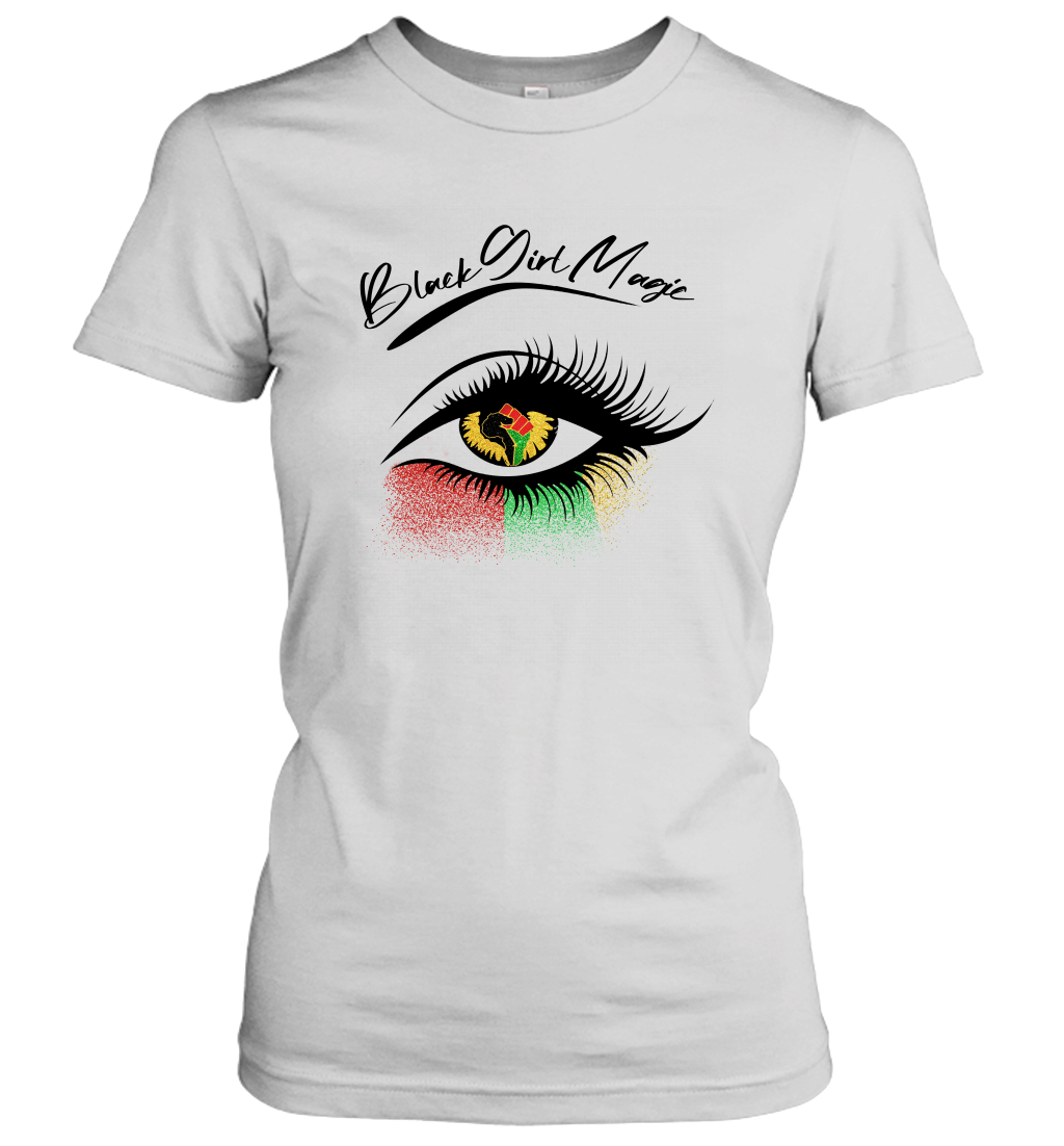 Black Girl Magic Eye Power Women T Shirt