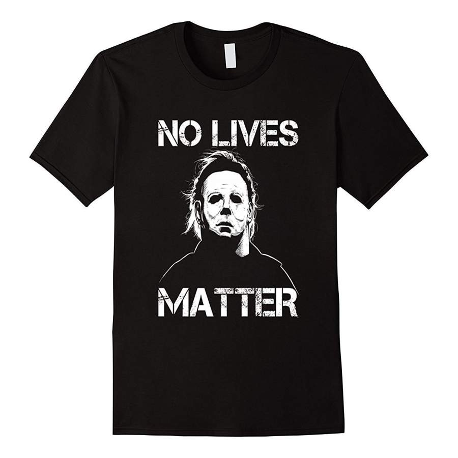 YPS Men’s No Lives Matter T Shirt Michael,Myers T Shirt Halloween Black