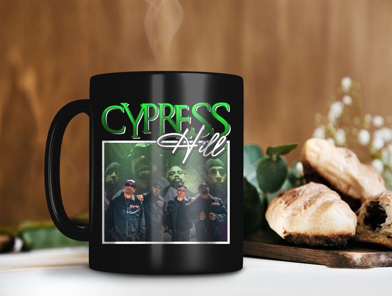 Black Mug Cypress Hill Hip Hop Group Mug West Coast Mug 1990s Hip Hop Mug Retro Vintage Mug Premium Sublime Ceramic Coffee Mug H99