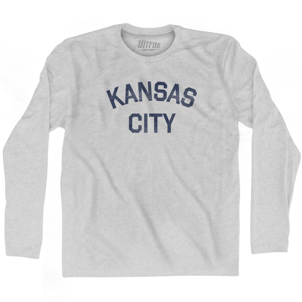 Kansas City Adult Cotton Long Sleeve T-Shirt