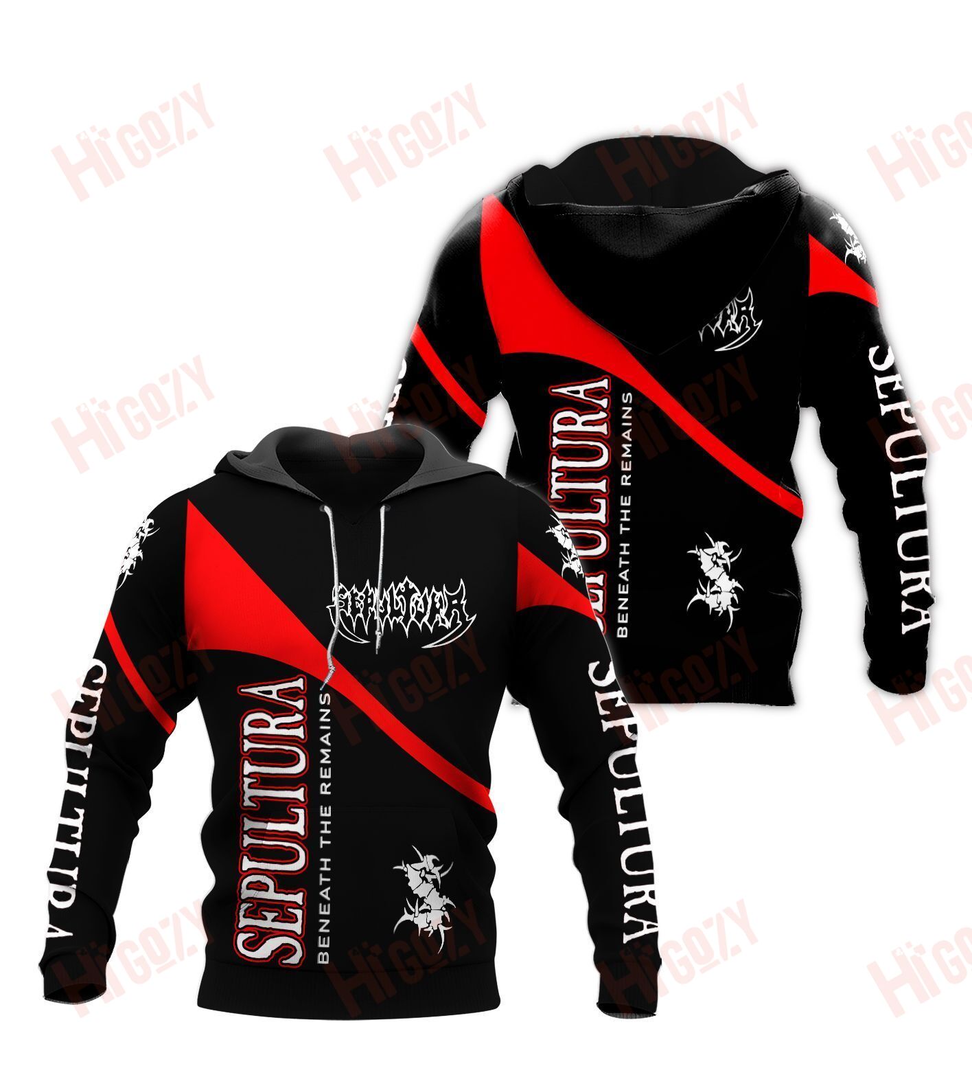 Sepultura 3D All Over Printed Clothes – V906
