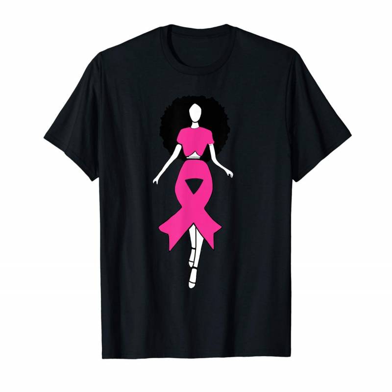 Survivor Breast Cancer Strong Women African American Africa T-shirt