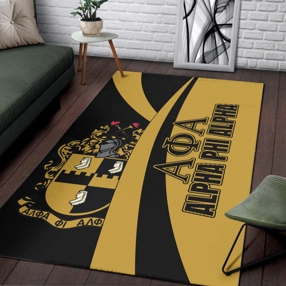 Alpha Phi Alpha Area Rug – Fraternity Proud To Be Area Rug