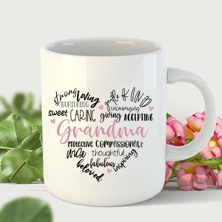 Mother’S Day Shirt, Gift For Grandma Shirt, Grandma Heart Mug