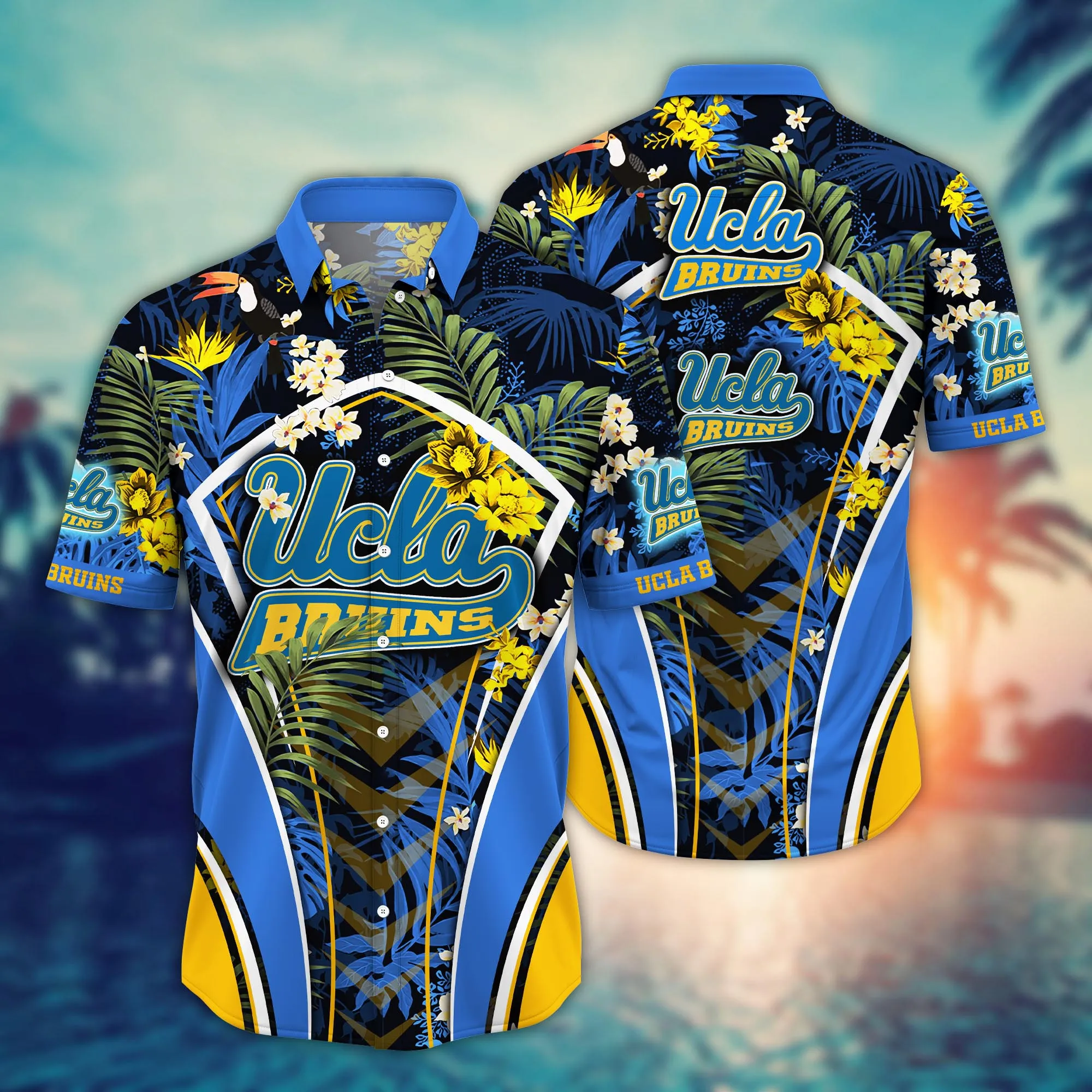 Ucla Bruins NCCA Hawaiian Shirt Seaside Soccer Shirts