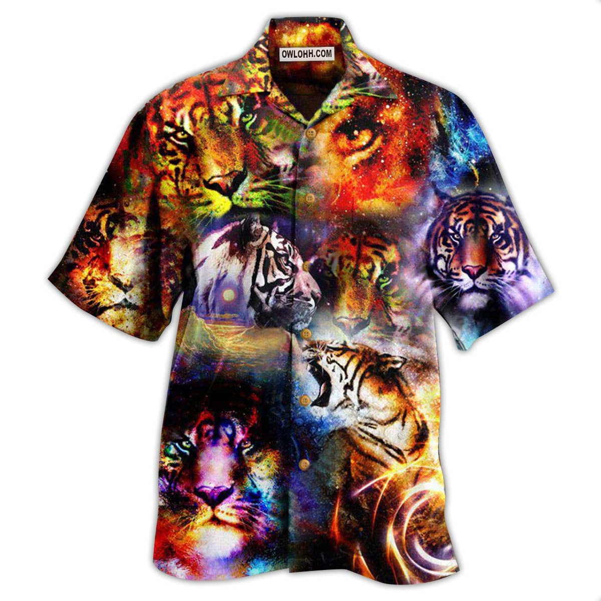 Tiger The Power Of Tiger In The Universe – Hawaiian Shirt  – Owl Ohh