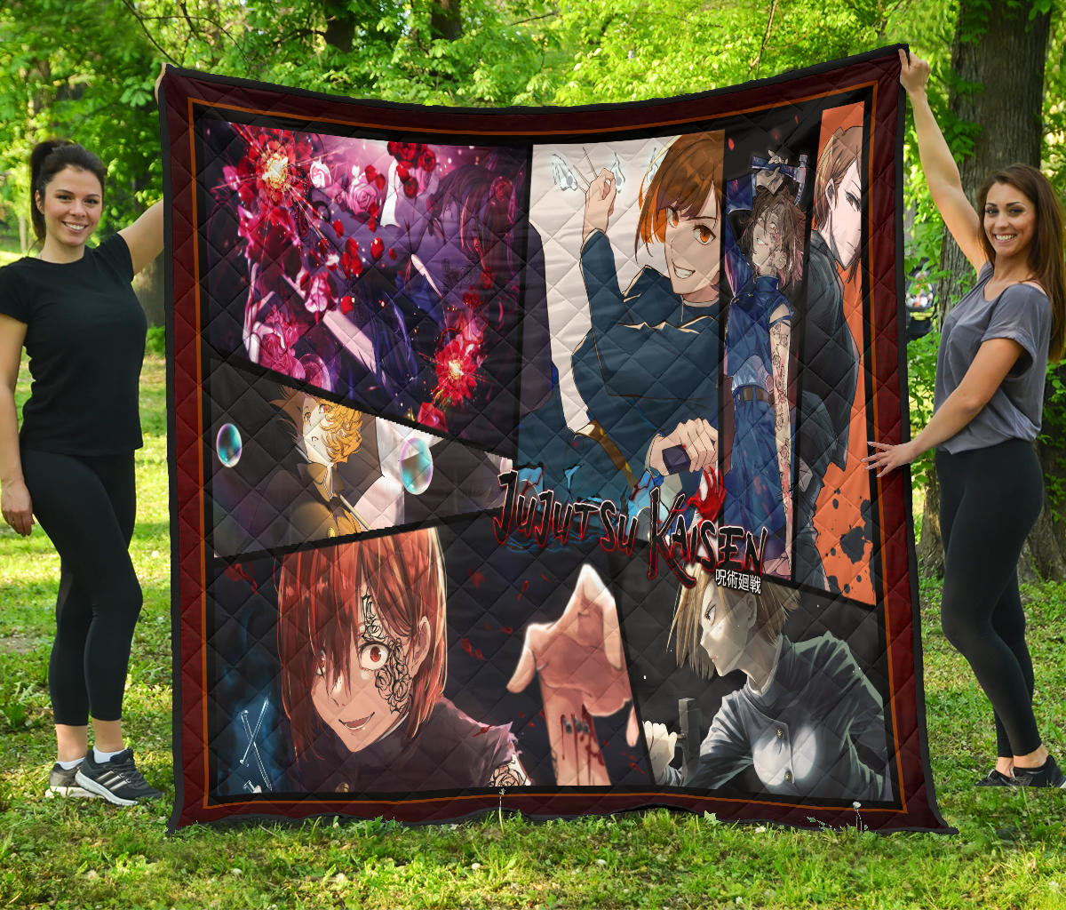 Nobara Kugisaki Jujutsu Kaisen Premium Quilt Blanket Anime Home Decor Custom For Fans Na052403