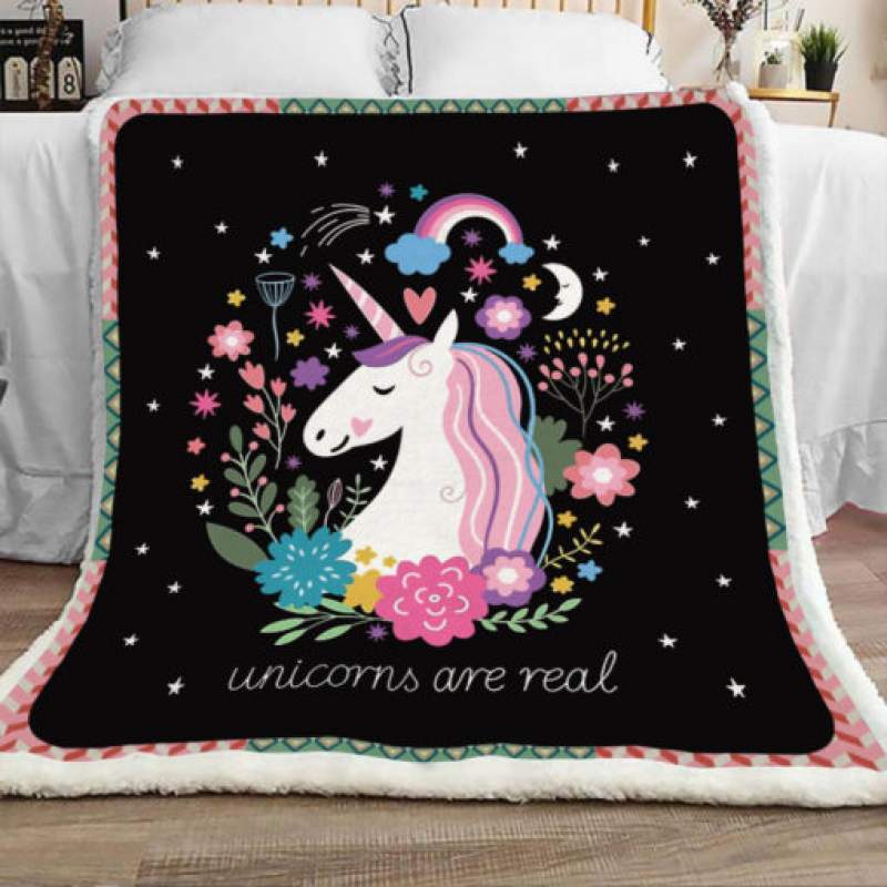 Unicorn Sherpa Blanket JR1502 67O49