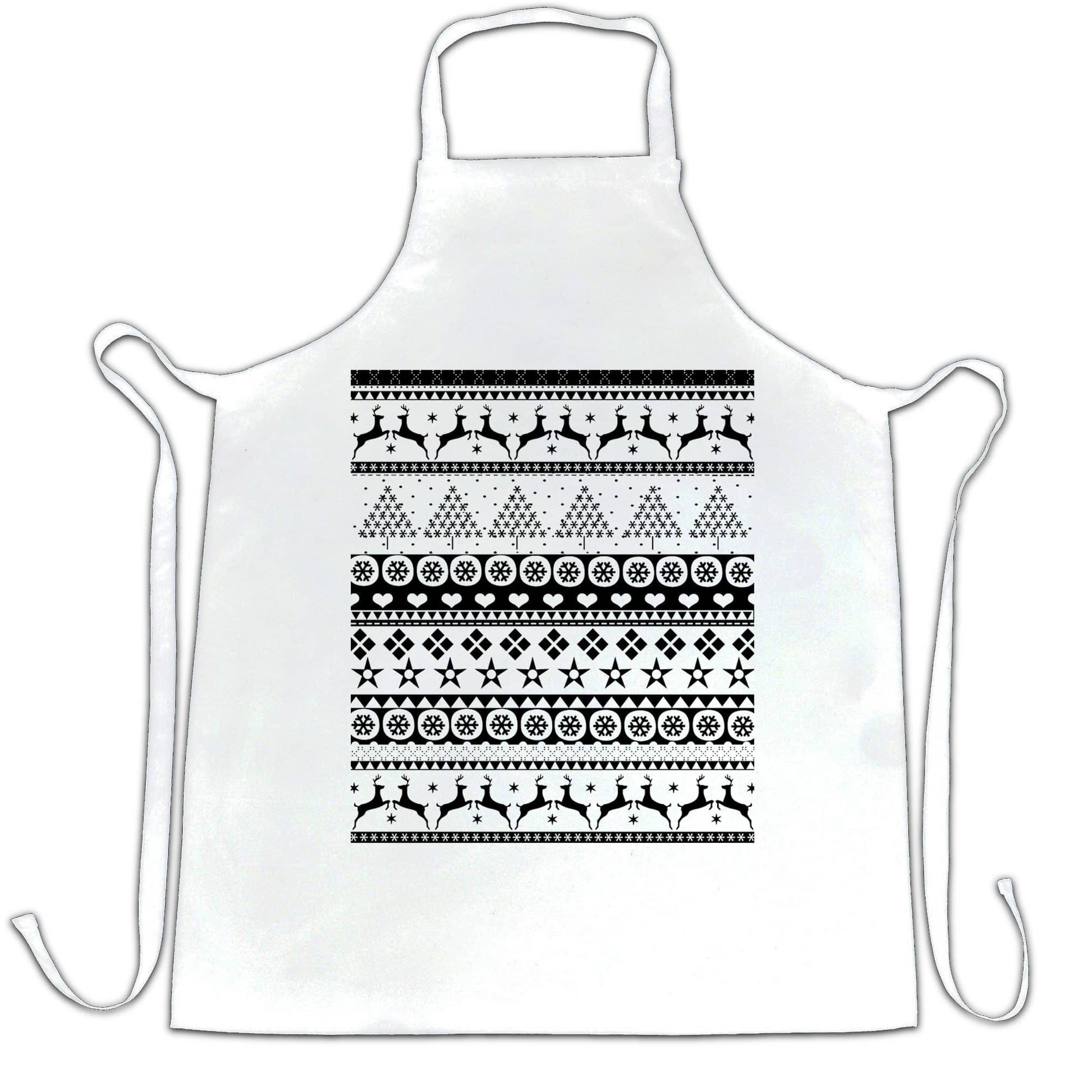 Christmas Chef’s Apron Xmas Ugly Sweater Pattern