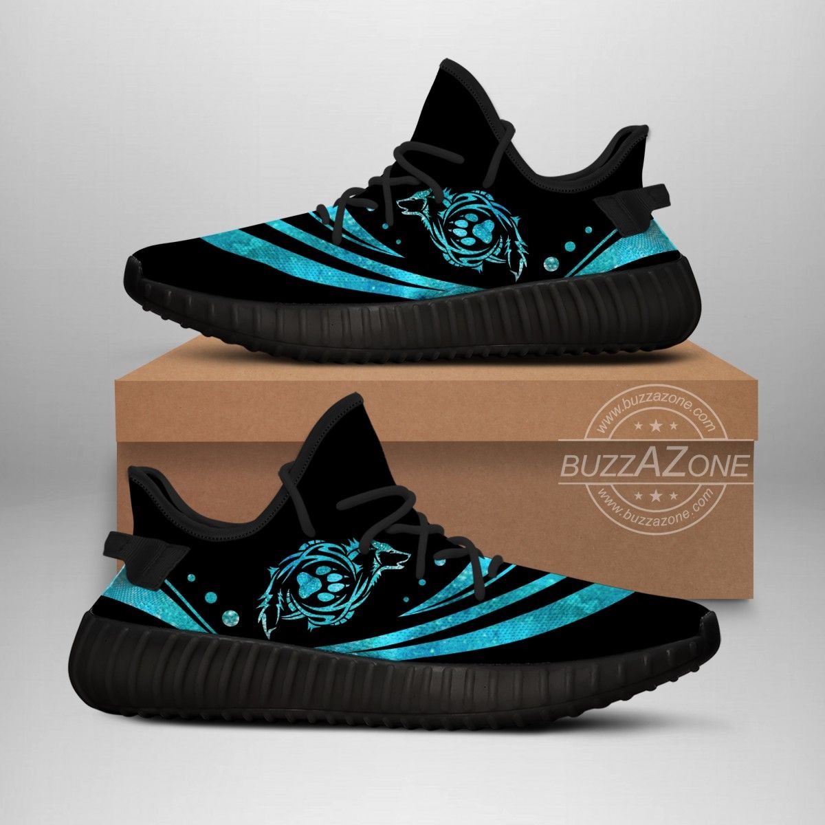 Wolf Galaxy Spirit Yeezy Black