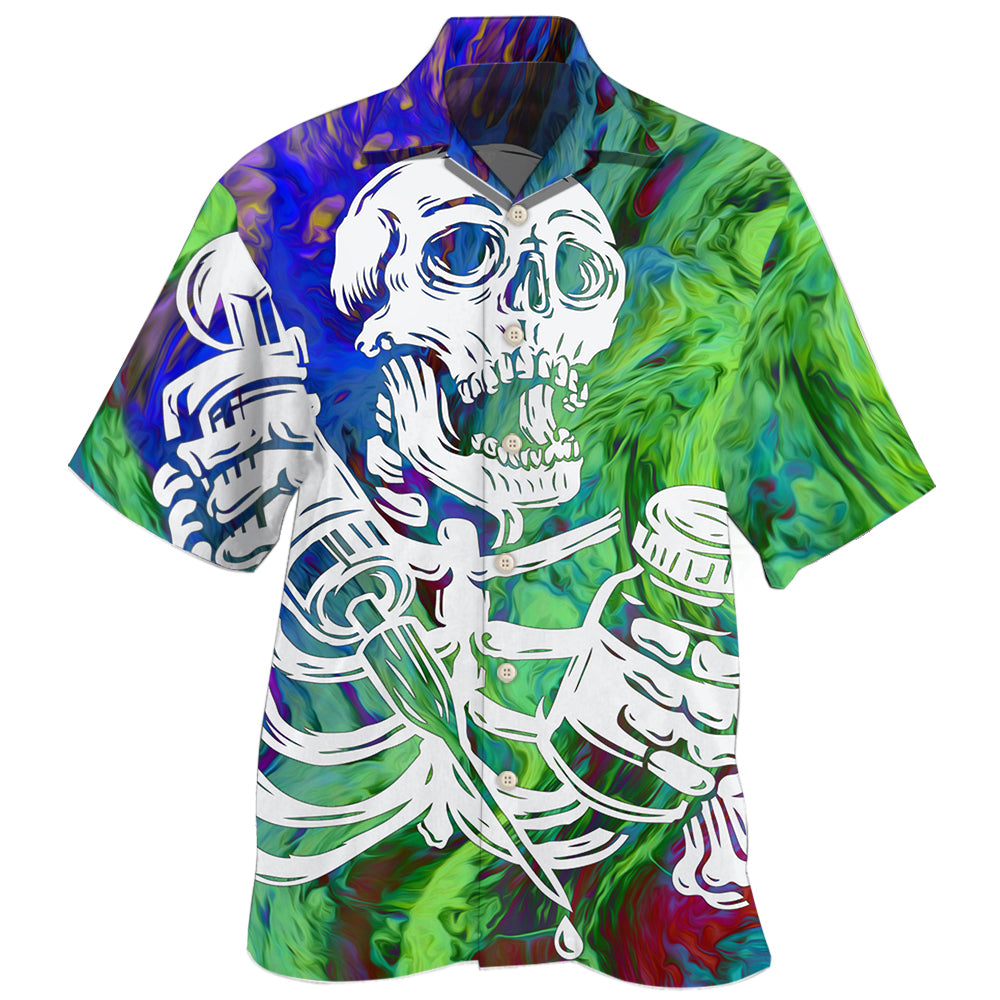 Skull Anti Vaccine Hawaii Shirt Ha70641