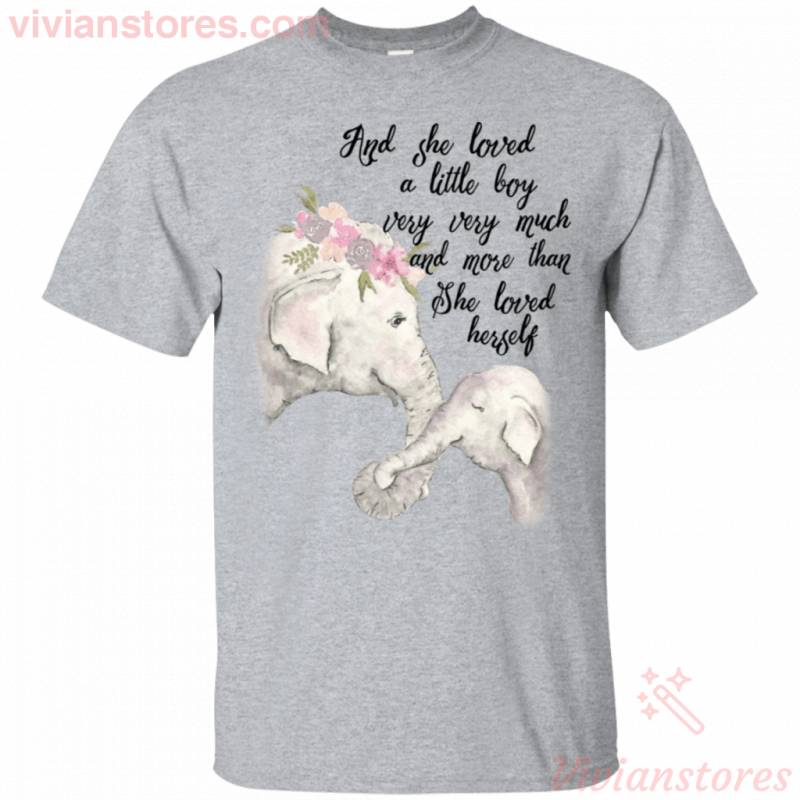 And She Loved a Little Boy – Elephant Lover Shirt HA02