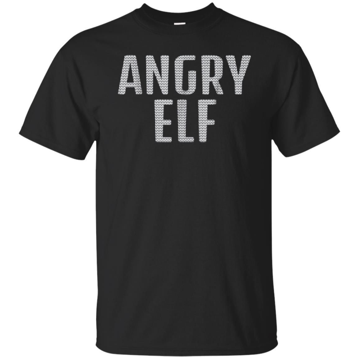 Check out this awesome Ugly Christmas T-Shirt Angry Elf Funny Men Women Kids Gift