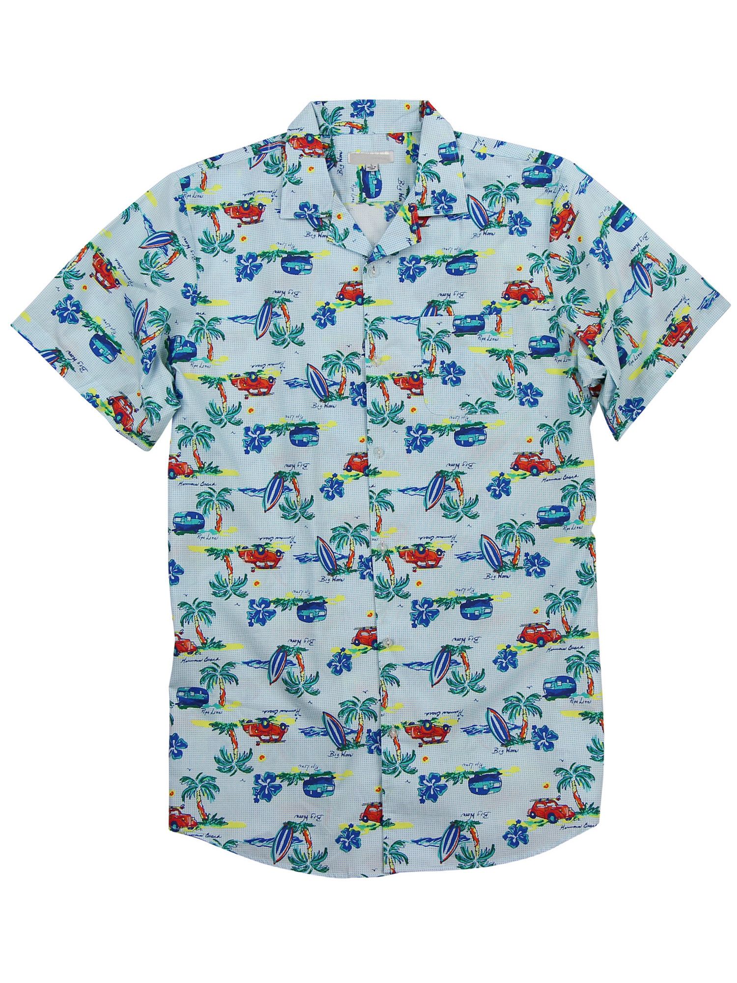 Surf Blue Awesome Design Hawaii Shirt Ha49251