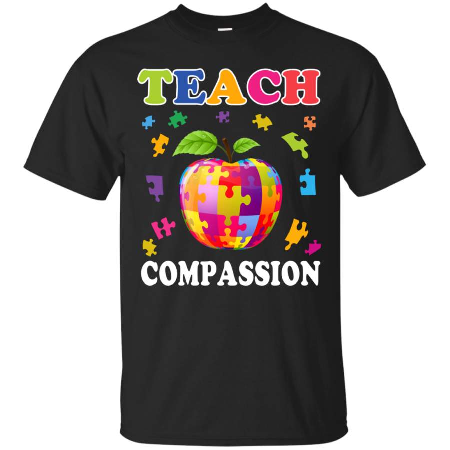 AGR Autism Awareness Shirt For Teacher Teach Compassion