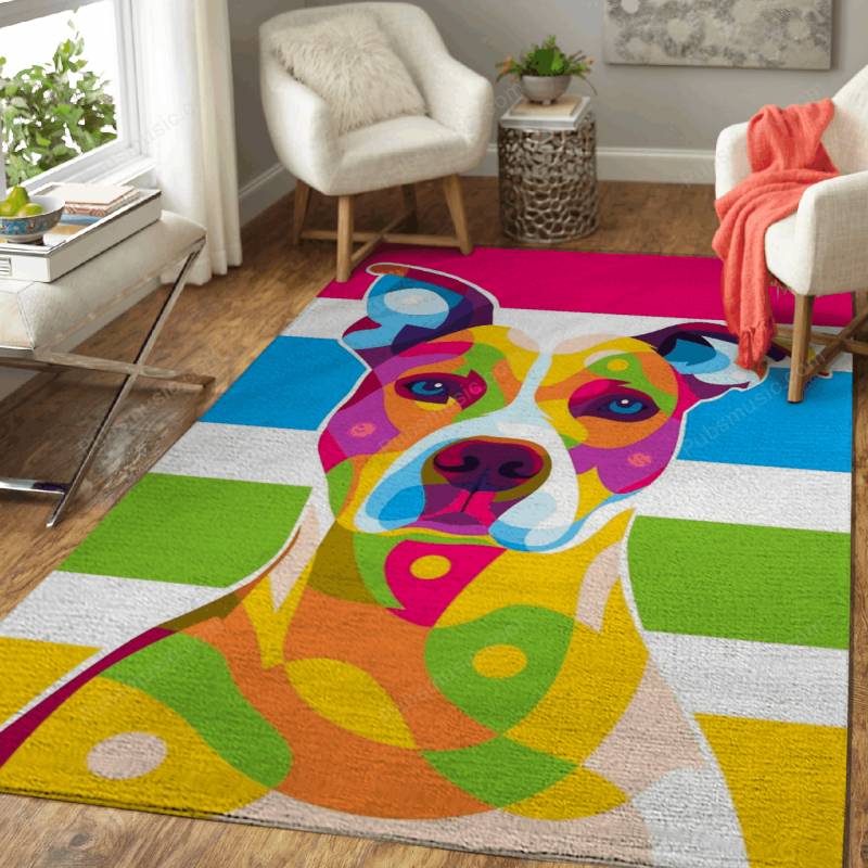 Seriously Face Dog Pop Art – Animal And Pet Rug Mats – Carpet