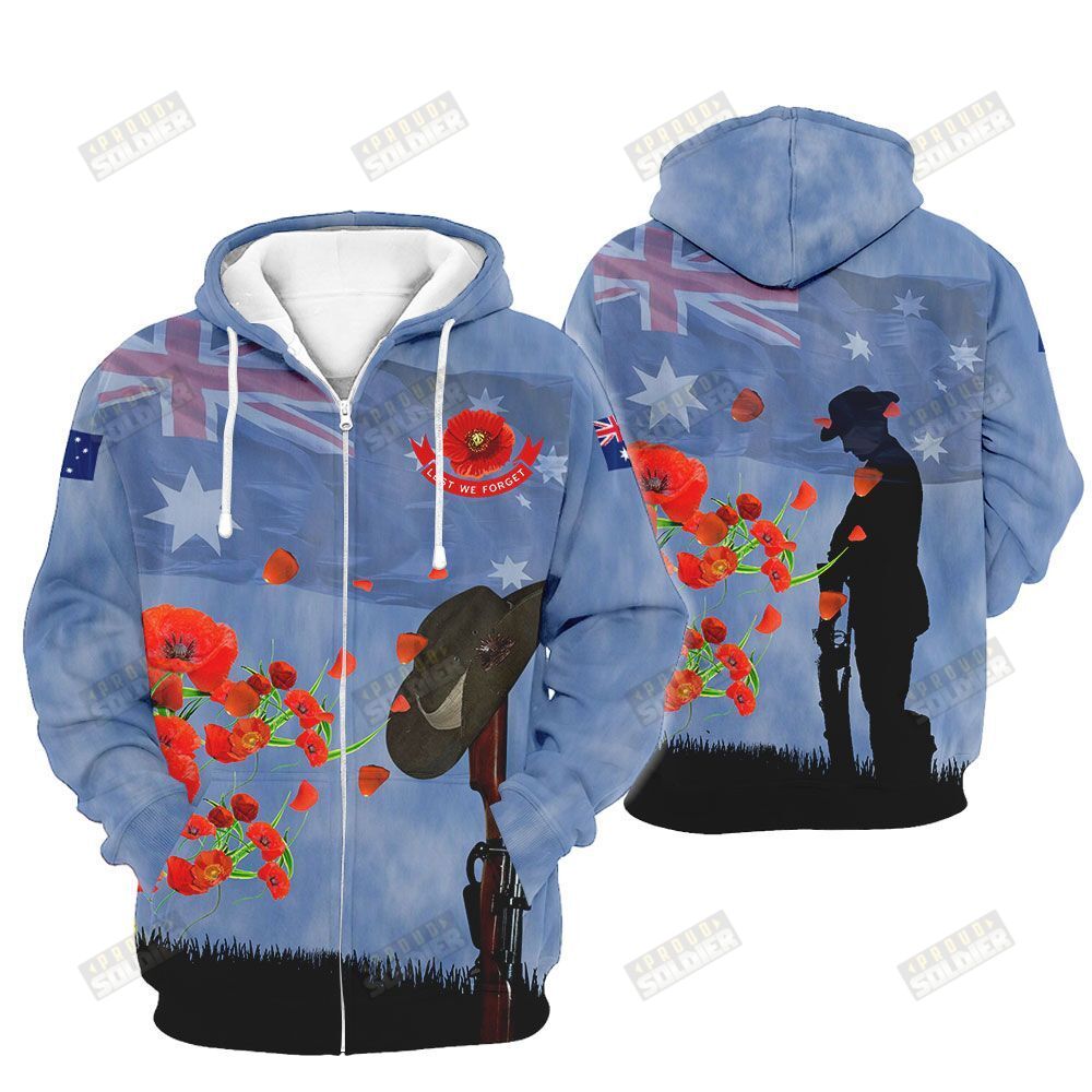 3D Apparel “Australia Veterans – Lest We Forget” X5